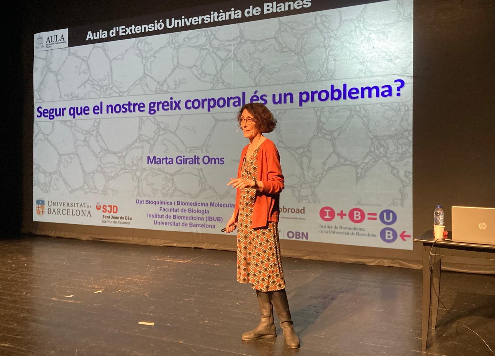 Una conferència inspiradora amb la Dra. Marta Giralt i Oms