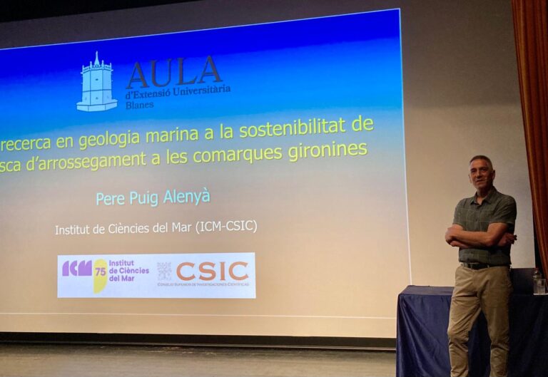 La recerca de Pere Puig i Alenyà, un exemple de col·laboració entre geologia marina i pesca a favor de la sostenibilitat